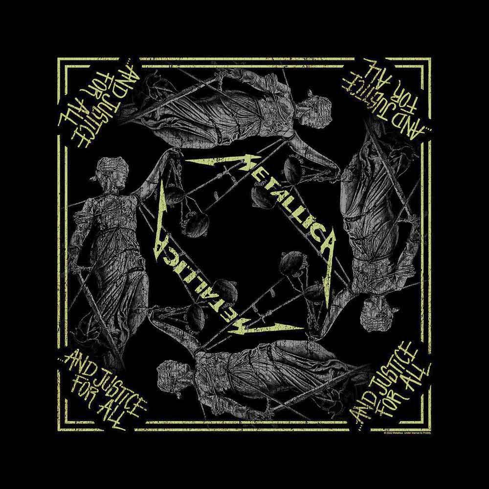 Metallica - And Justice For All Bandana - Black